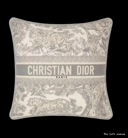 CHRISTIAN PILLOW THROW GREY 0706